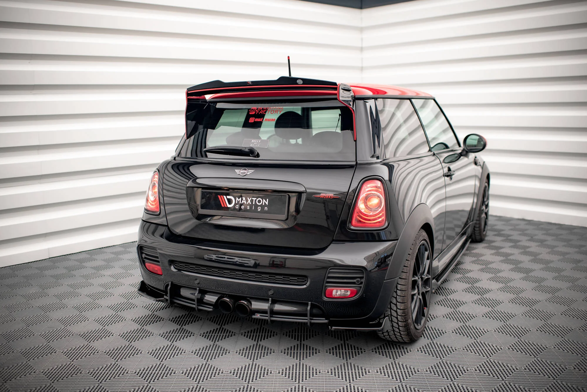 STREET PRO REAR DIFFUSER MINI COOPER JOHN COOPER WORKS R56 - Image 5