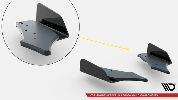 STREET PRO REAR SIDE SPLITTERS + FLAPS BMW 4 M-PACK G22 - Image 6