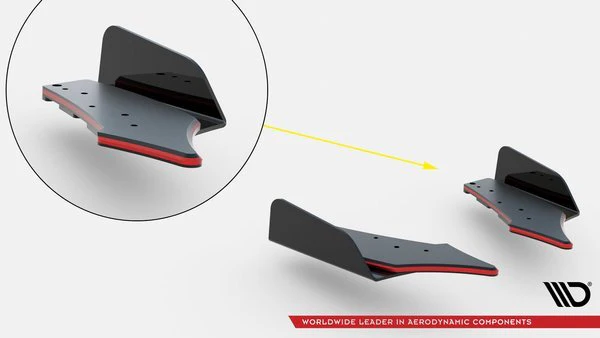 STREET PRO REAR SIDE SPLITTERS + FLAPS BMW 4 M-PACK G22 - Image 7
