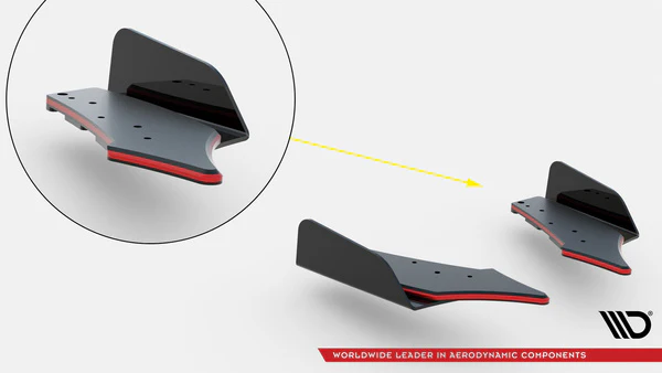Street Pro Rear Side Splitters + Flaps Toyota GR Corolla Mk12 - Image 7