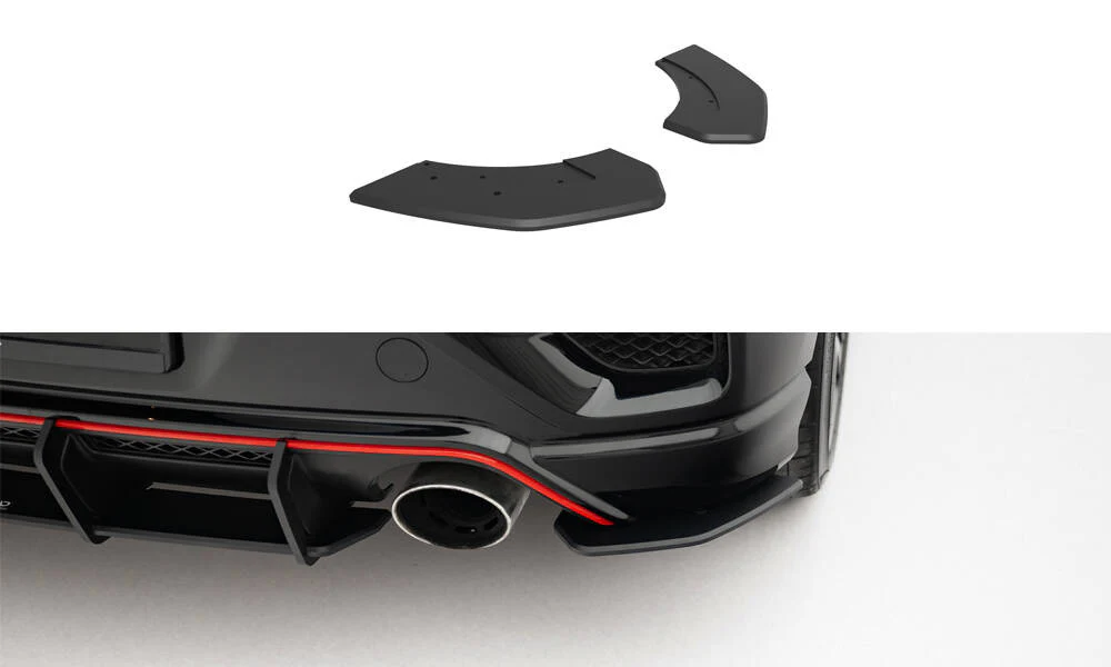 Street Pro Rear Side Splitters Hyundai Veloster N Mk2