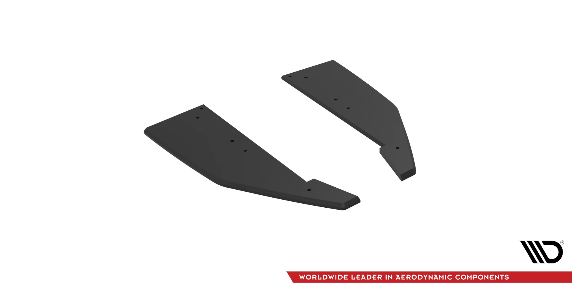 Street Pro Rear Side Splitters Mercedes-AMG C63 Sedan / Estate W205 Facelift - Image 5