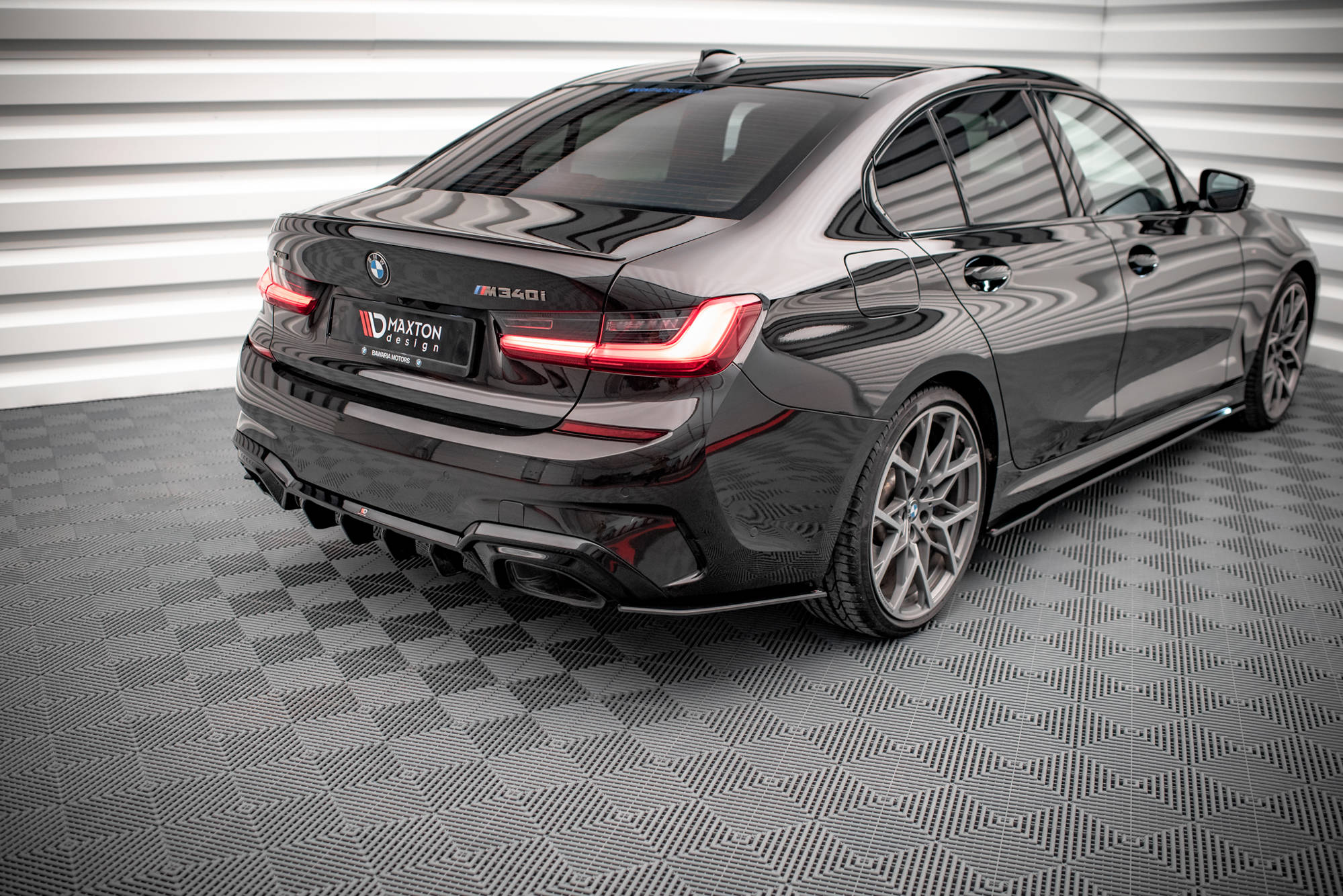 STREET PRO REAR SIDE SPLITTERS V.2 (set for Maxton valance only) BMW 3 M-PACK G20 / G21 - Image 3