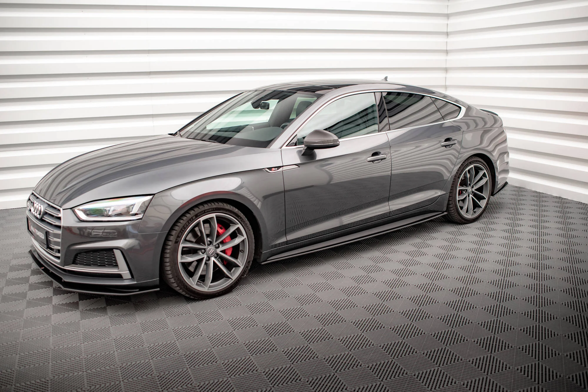 STREET PRO SIDE SKIRTS DIFFUSERS AUDI A5 S-LINE / S5 SPORTBACK F5 - Image 4