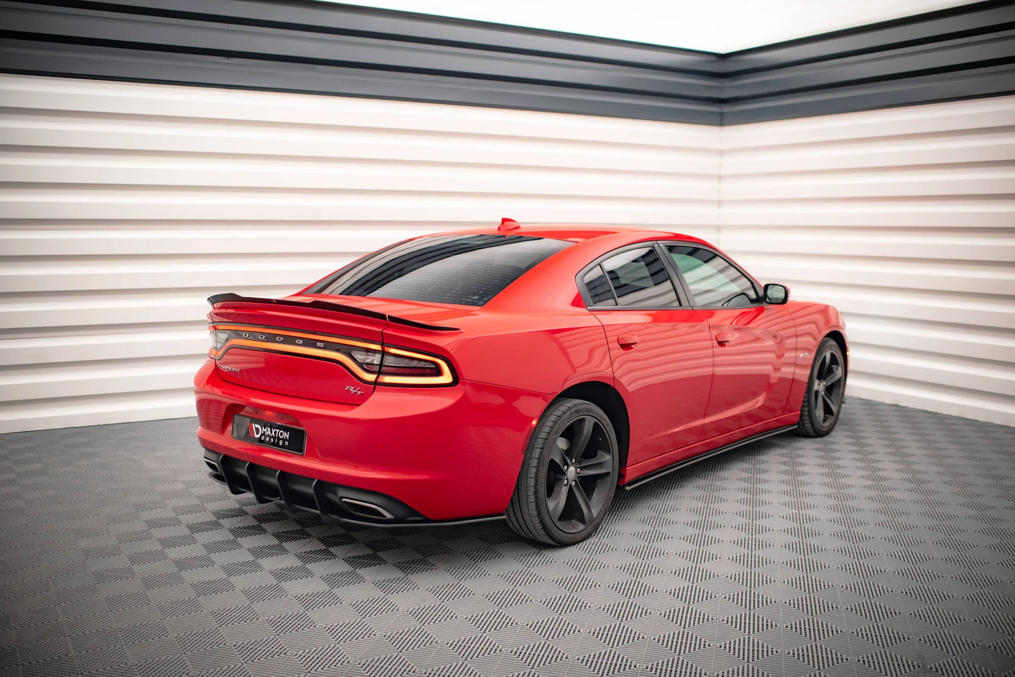 STREET PRO SIDE SKIRTS DIFFUSERS DODGE CHARGER RT MK7 FACELIFT - Image 4