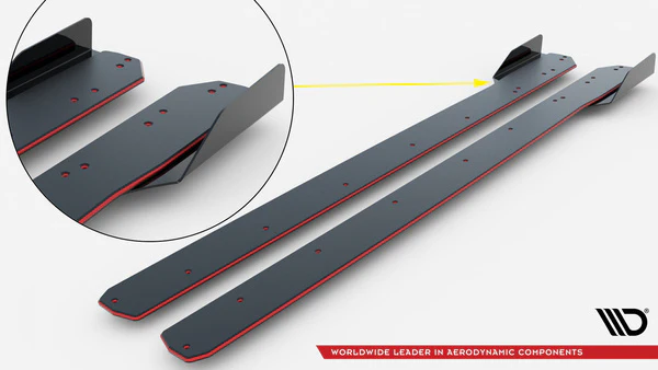 Street Pro Side Skirts Diffusers + Flaps Audi RS5 Sportback F5 - Image 8