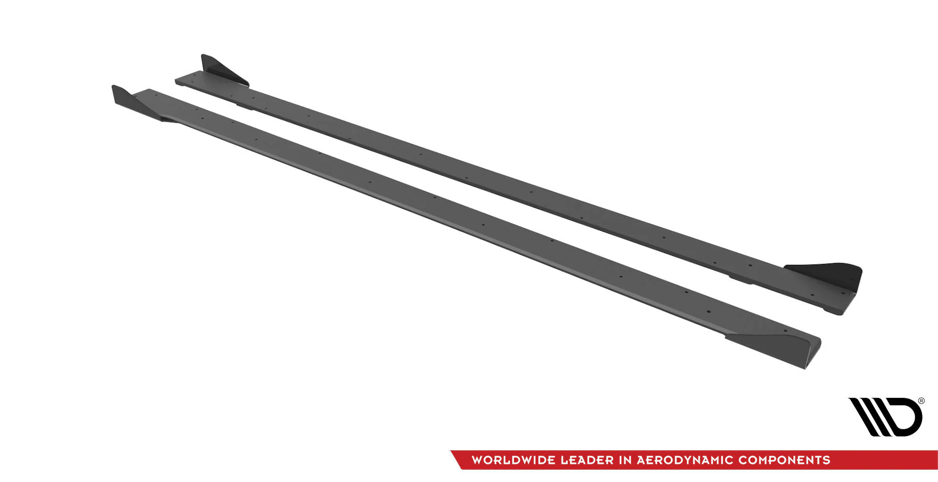 STREET PRO SIDE SKIRTS DIFFUSERS + FLAPS VOLKSWAGEN GOLF R MK7 - Image 4