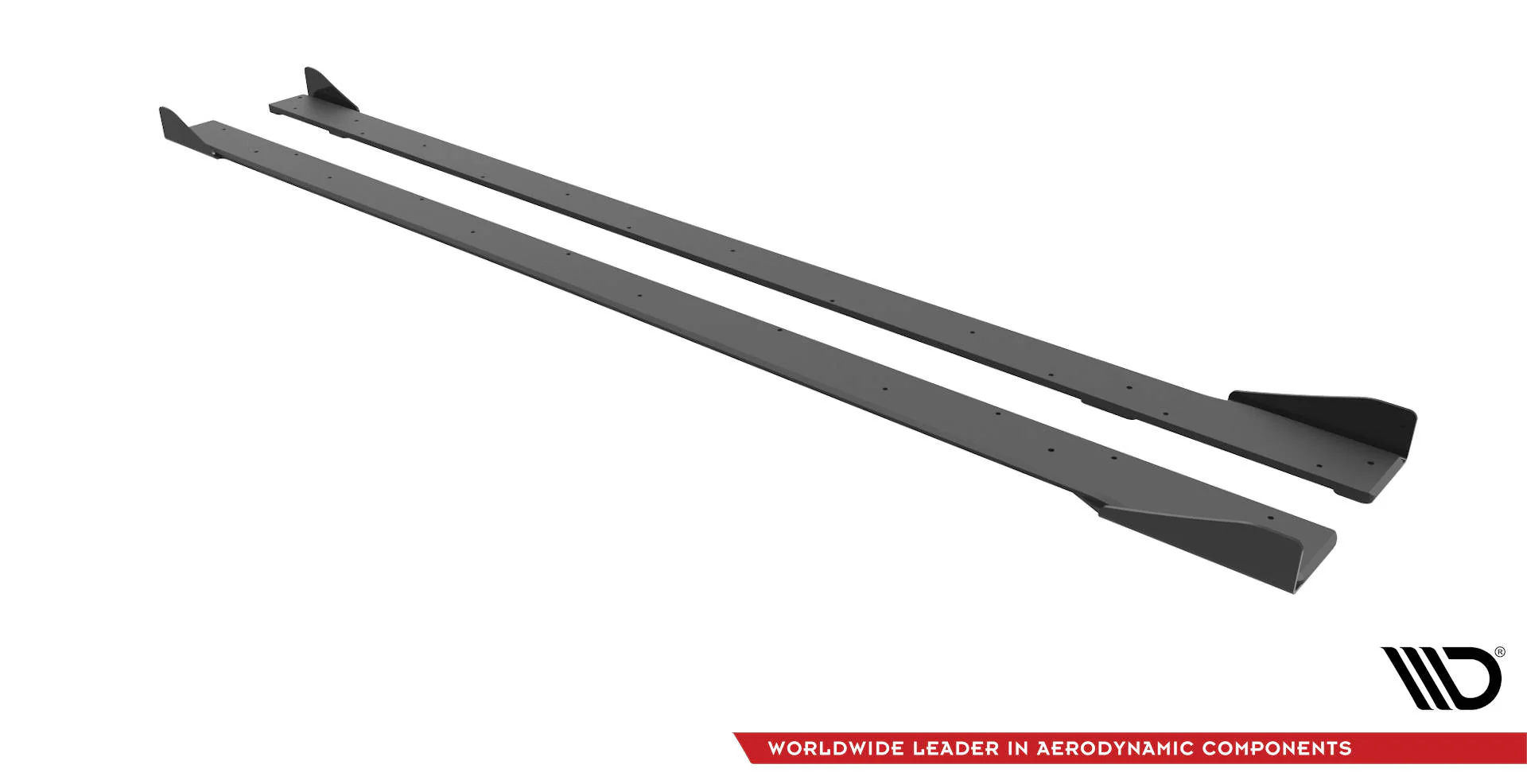 STREET PRO SIDE SKIRTS DIFFUSERS + FLAPS VOLKSWAGEN GOLF R MK7 - Image 5