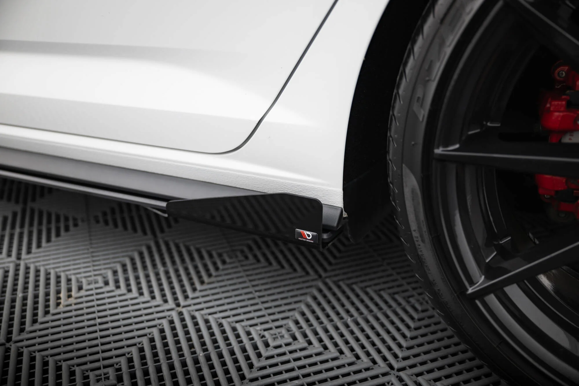 STREET PRO SIDE SKIRTS DIFFUSERS + FLAPS VOLKSWAGEN JETTA GLI MK7 - Image 6